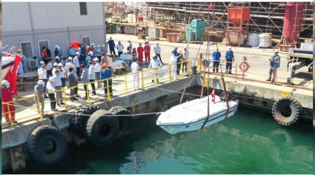 Öğrencilerin yaptığı tekne Marmara'yla buluştu