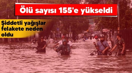 Ölü sayısı 155'e yükseldi