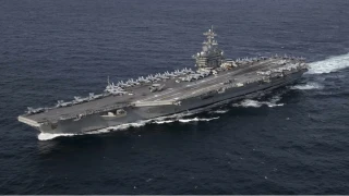 Orta Do�u'da uzun s�redir g�revde olan USS Abraham Lincoln u�ak gemisi, ABD'ye d�nd�