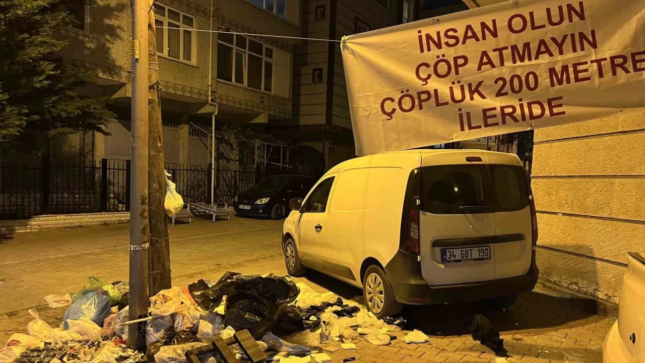 Pankart astılar ama...