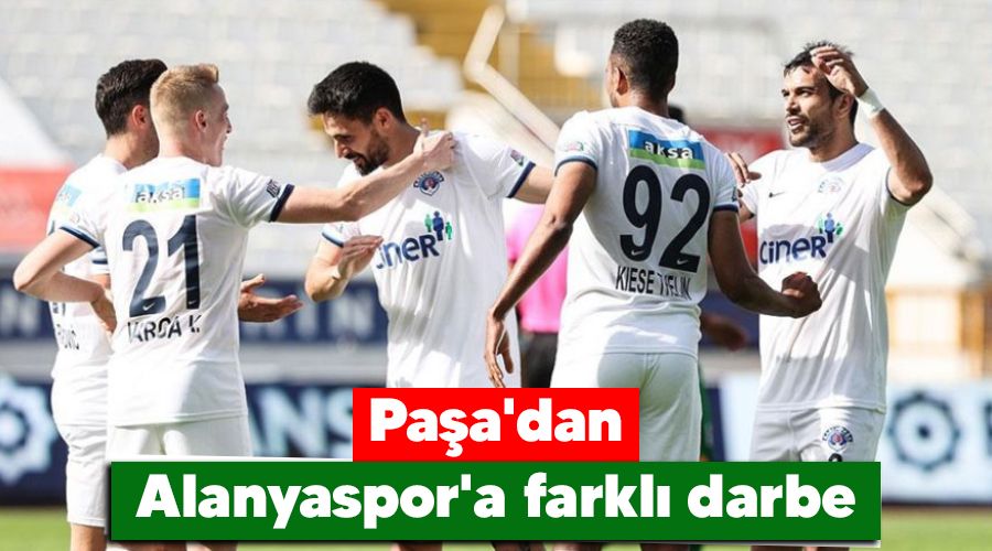 Pa�a'dan Alanyaspor'a farkl� darbe