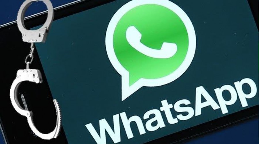 Polis bir ��rp�da WhatsApp mesajlar�na ula��yor!