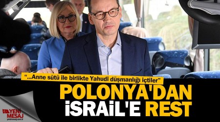 Polonya'dan İsrail'e rest