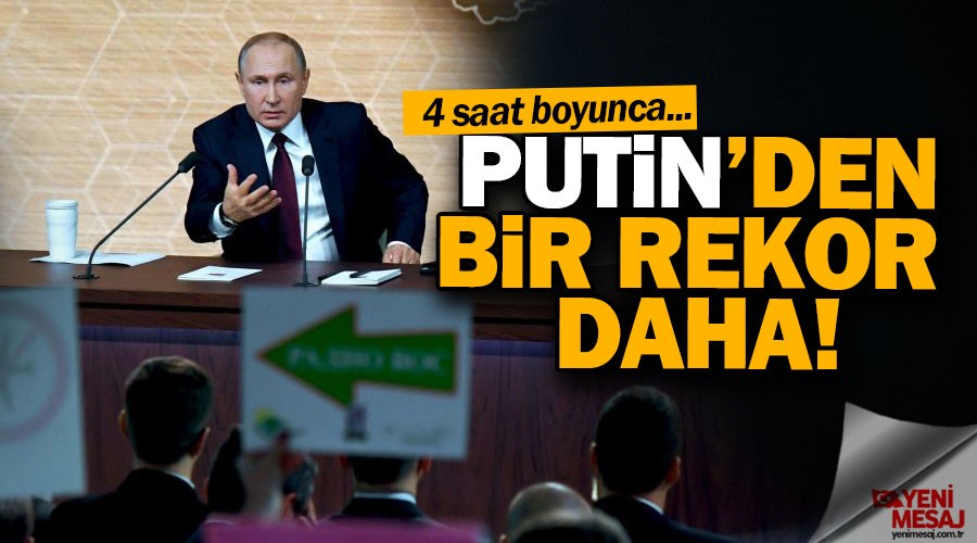 Putin, 2 bin gazeteciyle buluştu