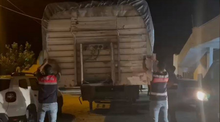 Sahte plaka ve ruhsatla 27 ton pamuk çaldılar
