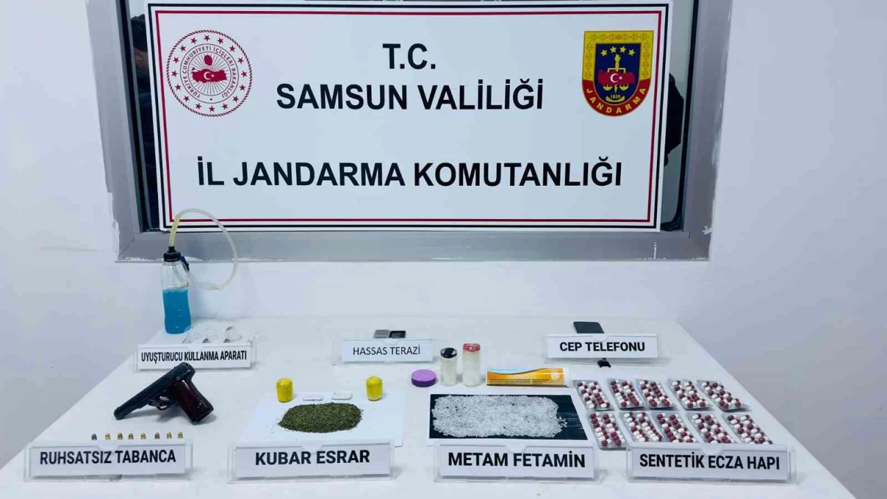 Samsun'da jandarmadan uyu�turucu operasyonu