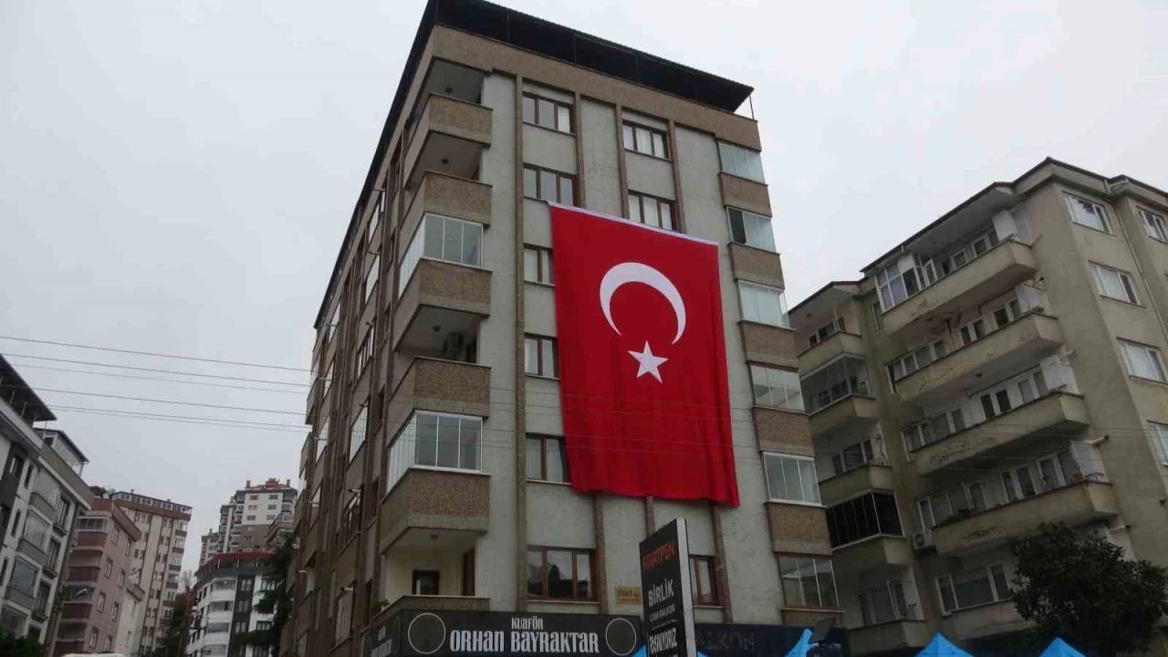 Şehit ateşi Trabzon'a düştü