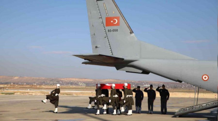 Şehit Korkmaz'ın cenazesi Gaziantep'e getirildi