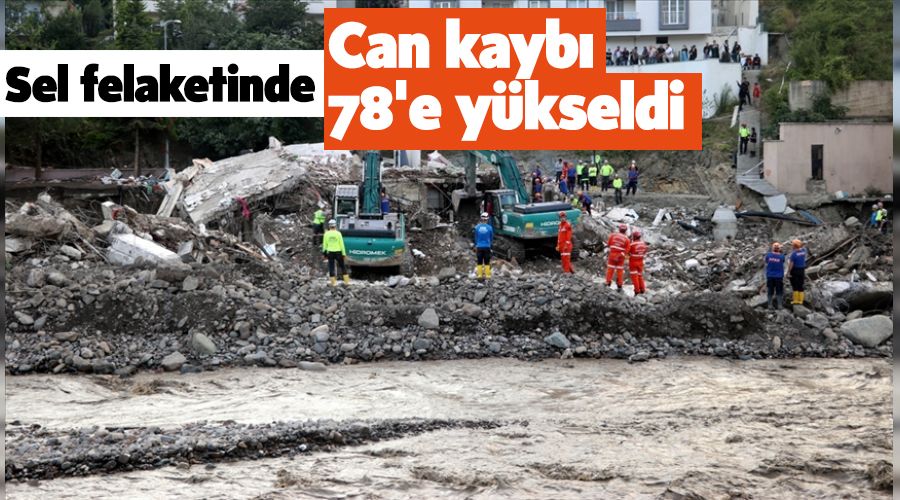Sel felaketinde can kaybı 78'e yükseldi