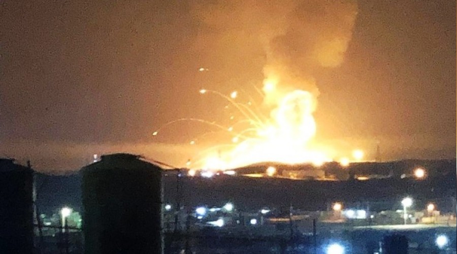 Silah deposunda patlama