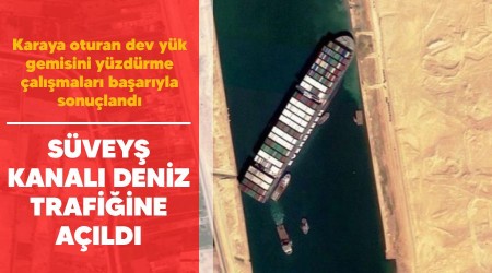 Svey Kanal deniz trafiine ald