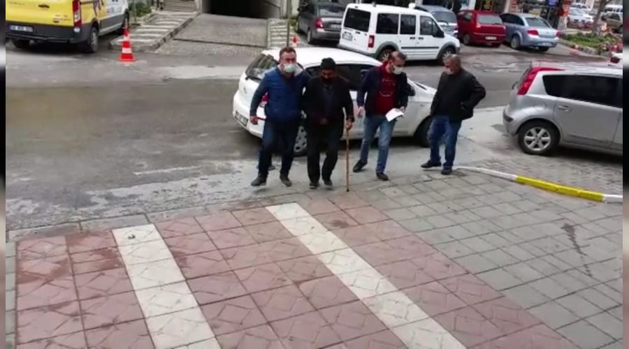 Tacizci yaşlı adam gözaltına alındı