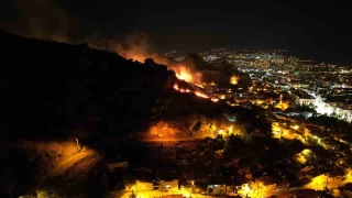 Tokat'ta havai fişek yangına neden oldu