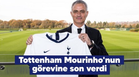 Tottenham Mourinho'nun görevine son verdi
