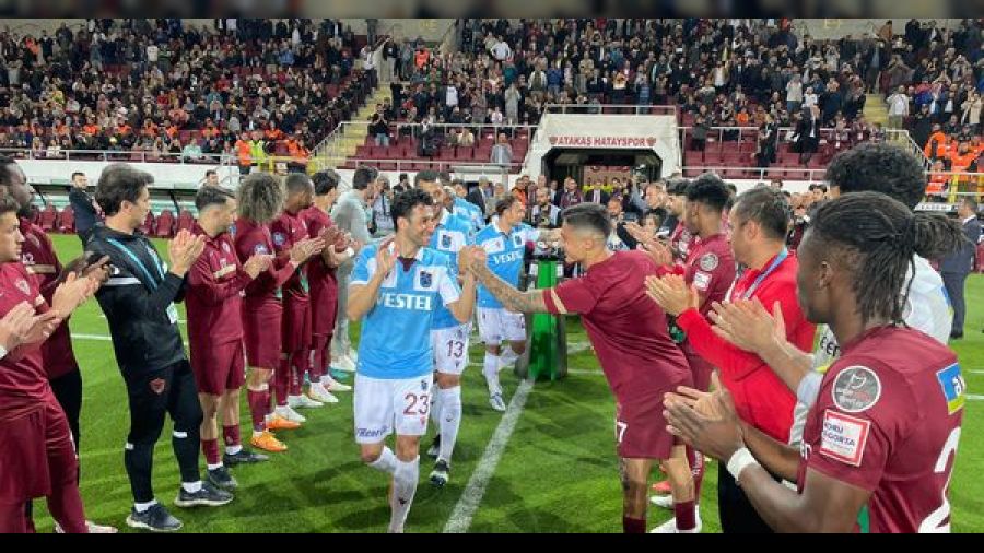 Trabzonspor'dan Hatayspor'a teşekkür