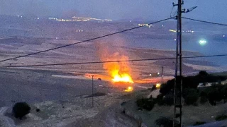 Tunceli'de ekili alan yine yldrm vurdu