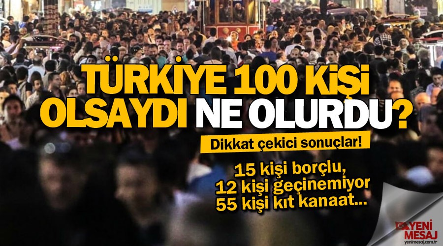 T�rkiye 100 ki�i olsayd� ne olurdu?
