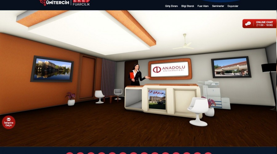 Türkiye’nin ilk sanal eğitim fuarı