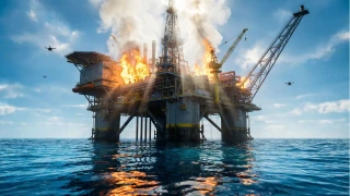 Ukrayna, Hazar Denizi'ndeki 2 petrol platformuna saldırdı