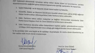 Ümit Özdağ, Kemal Kılıçdaroğlu'yla yaptığı "protokolü" açıkladı