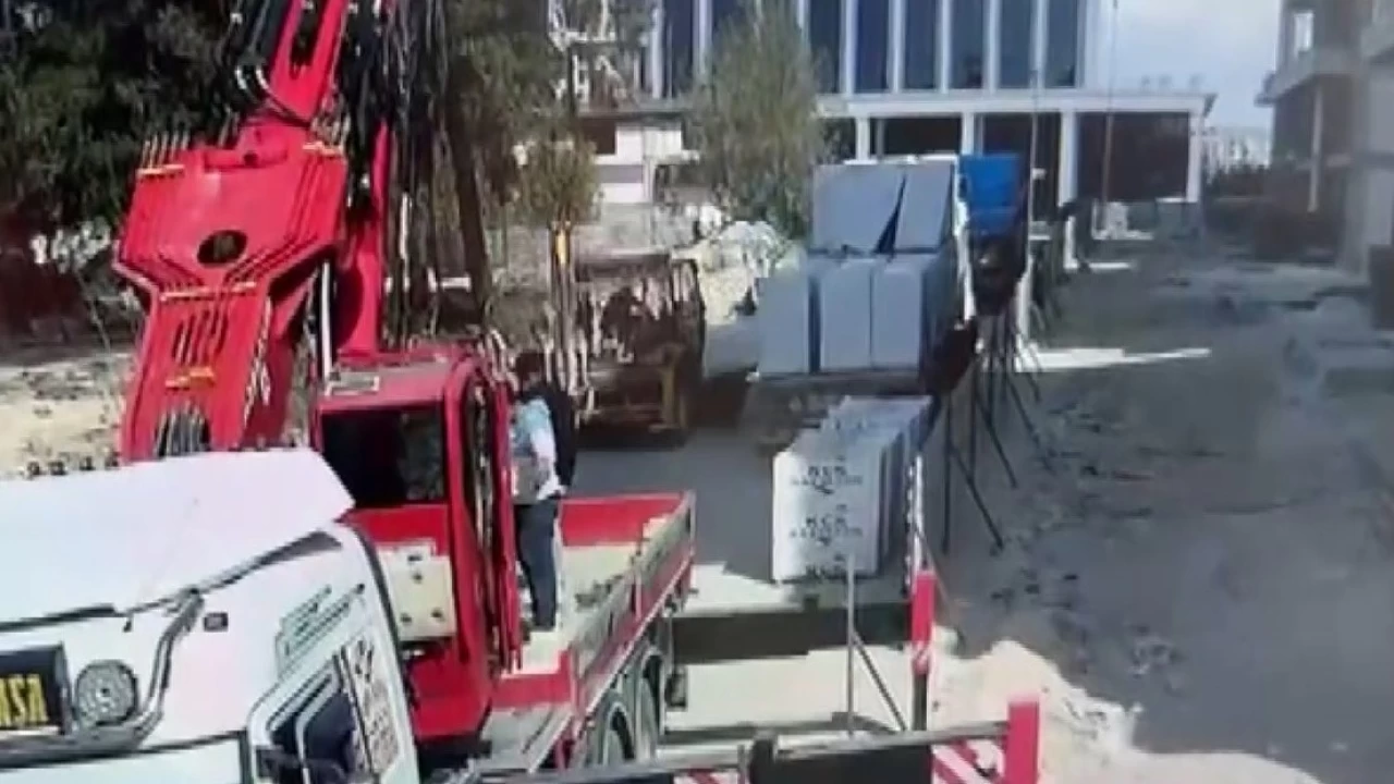 �zerine gazbeton paleti d��en i��i hayat�n� kaybetti