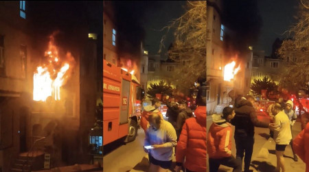Vatandaştan itfaiye ekiplerine: '100 bin dolarımı kurtarın'