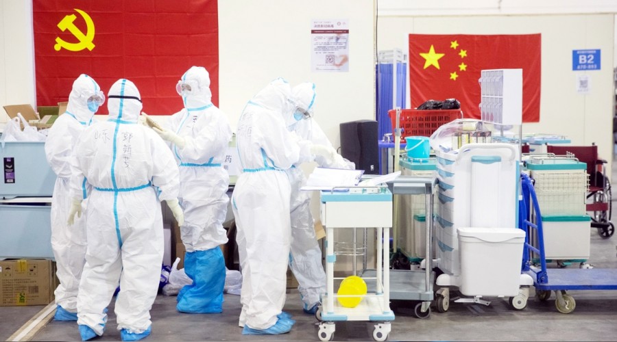 Vuhan'da g�revliler hasta av�nda