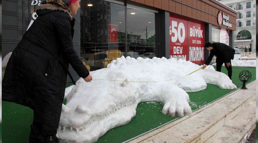 Yapımı 6 saat sürdü 11 metre uzunluğunda