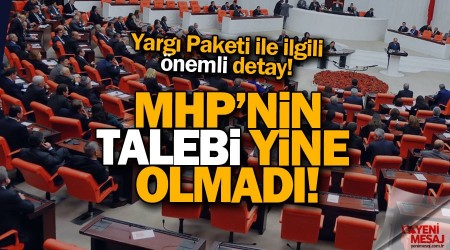 Yargı paketi yeni döneme kaldı