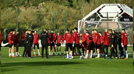 Yolculuk öncesi son idman yapıldı