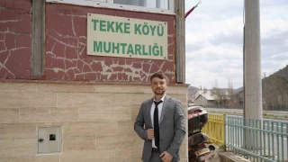 24 yaşında köyünün muhtarı oldu