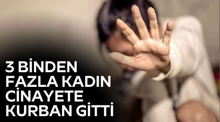 3 binden fazla kadın cinayete kurban gitti