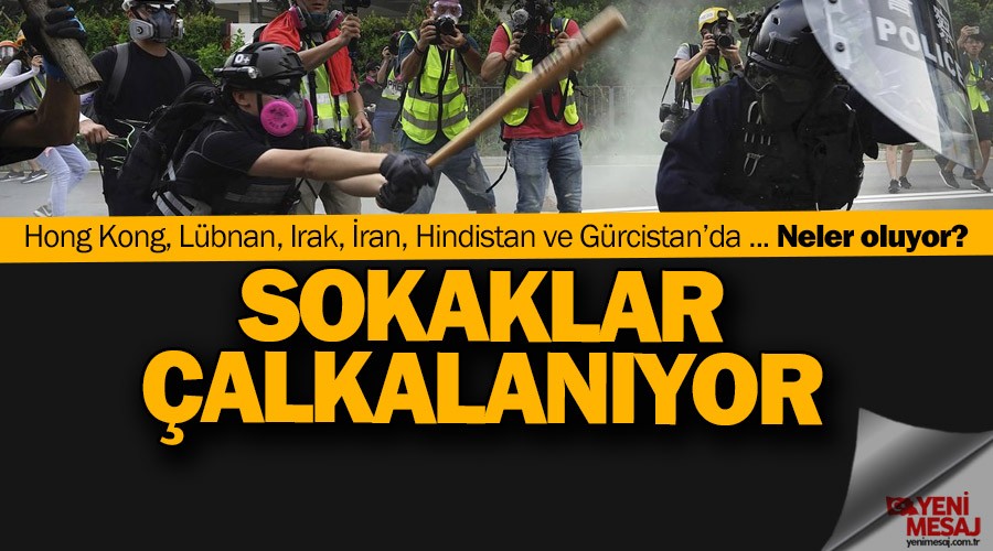 6 ülkede sokaklar çalkalanıyor