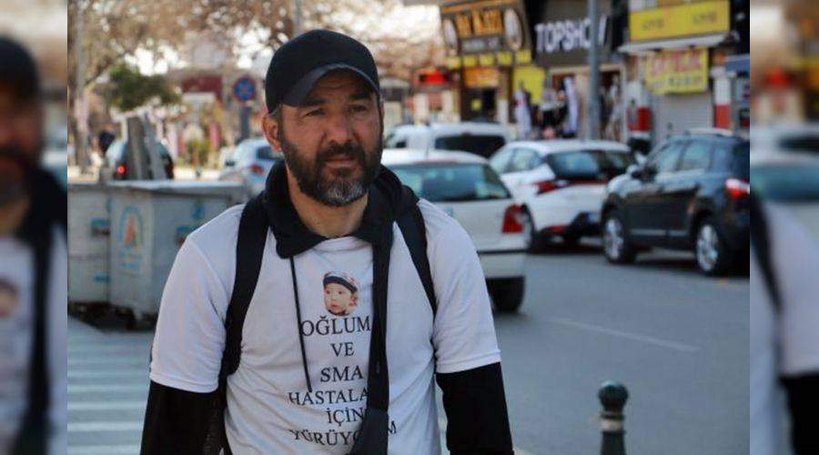 6 yıldır göremediği oğlu için yürüyerek Türkiye’yi dolaşıyor