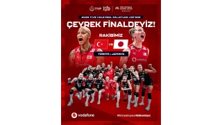 A Milli Kadn Voleybol Takm, Milletler Ligi eyrek finalinde Japonya ile eleti
