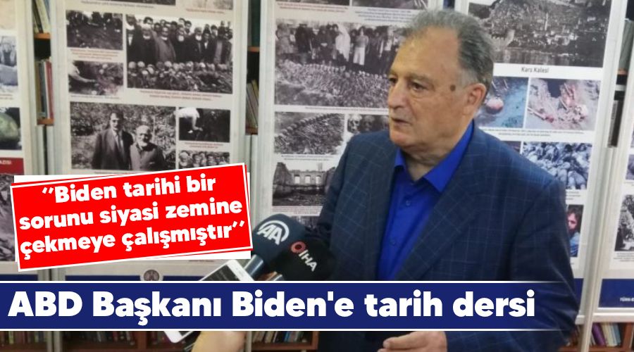 ABD Başkanı Biden'e tarih dersi