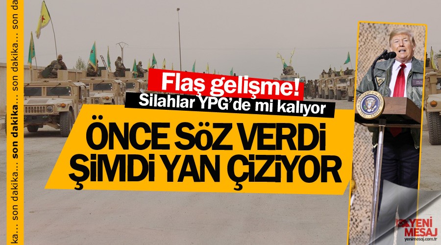 ABD yan iziyor... Silahlar YPG'de kalyor