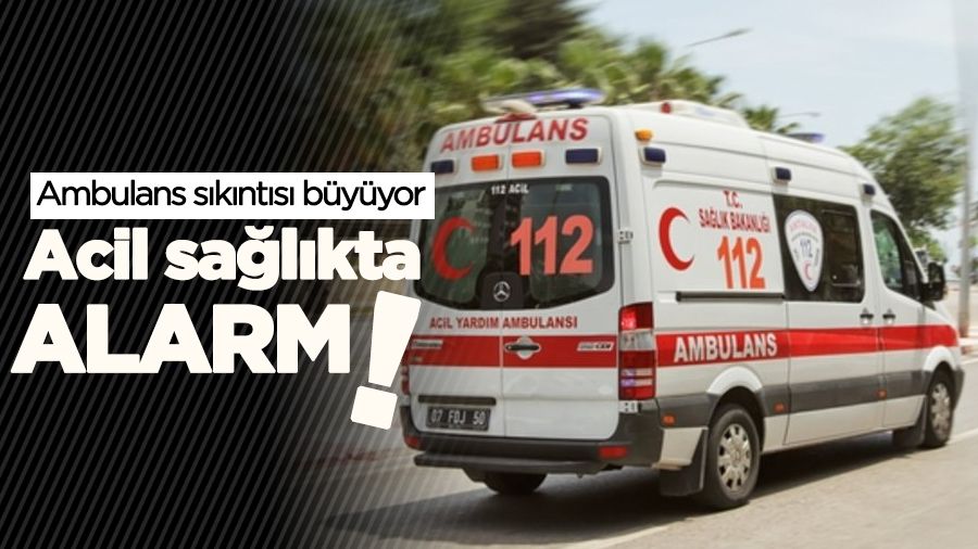 Acil sa�l�k alarm veriyor!