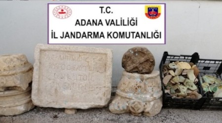 Adana'da Roma dnemine ait tarihi eserler ele geirildi