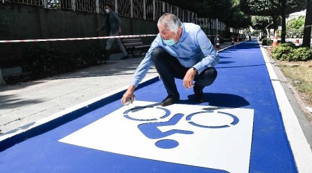 Adana'ya 135 km bisiklet yolu