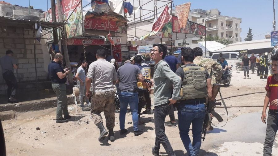 Afrin'de patlama: 3 ağır yaralı