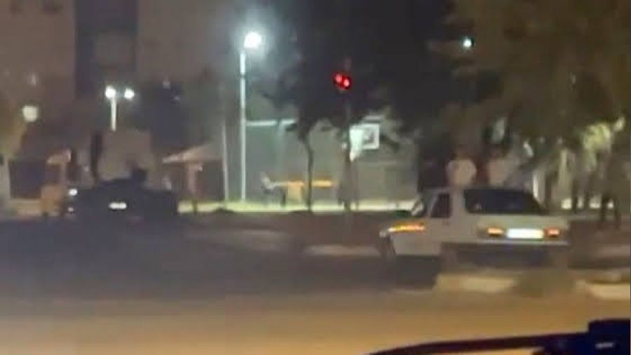 Akan trafiğe rağmen, dakikalarca drift yaptı