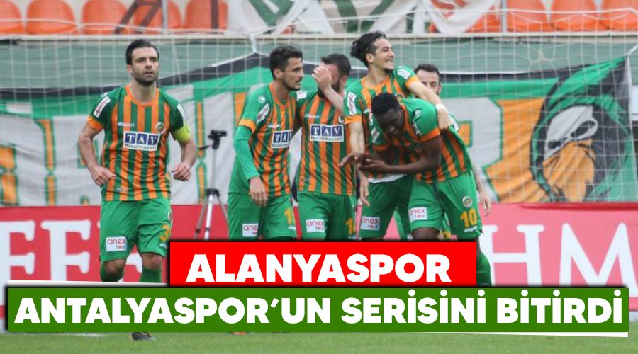 Alanya Antalyaspor'un serisini bitirdi 