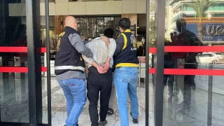 Alanya'da sokakta kadna saldran ahs adliyeye sevk edildi