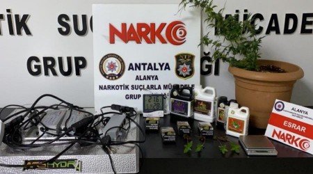 Alanya'da uyuturucu operasyonu