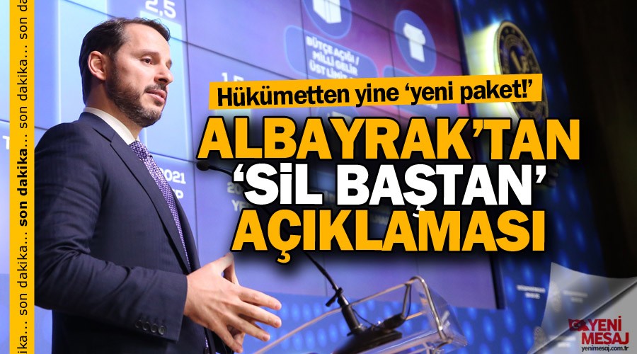 Albayrak açıkladı! Ekonomide sil baştan