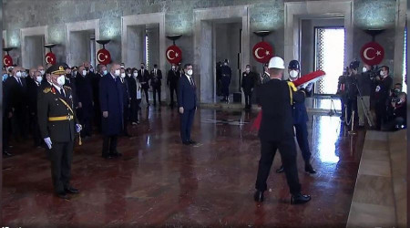 Anıtkabir'de 29 Ekim töreni
