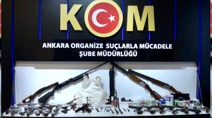 Ankara merkezli silah ka�ak��l��� operasyonu