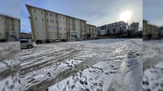 Ardahan'da souk hava etkili oluyor