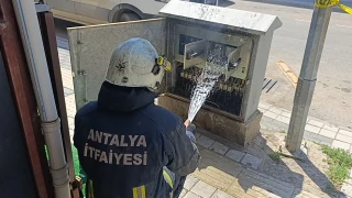 Aşırı sıcaklar, elektrik panolarında yanmaya yol açıyor